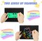 Scratch Art Crafts Kit for Kids – 2 Pack Rainbow Scratch Paper Notebooks with Wooden Styluses & Drawing Stencils, Magic Art Supplies Birthday & Christmas Gifts, Party Favors for Boys & Girls Ages 3-10
